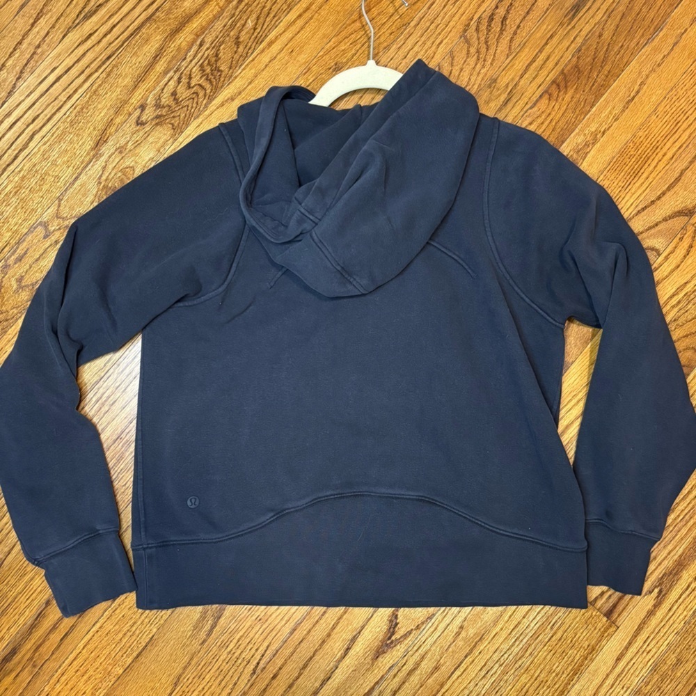Women's Lululemon Loungeful Hoodie, black, size: 6 - Picture 5 of 7